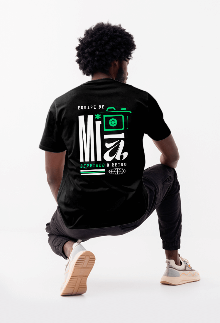 CAMISETA UNISSEX MÍDIA - SERVINDO O REINO