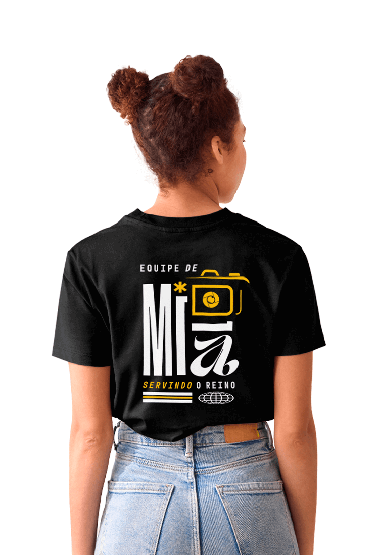 CAMISETA UNISSEX MÍDIA - SERVINDO O REINO