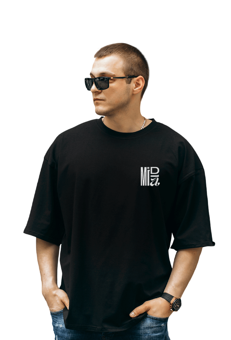 CAMISETA OVERSIZED - MÍDIA