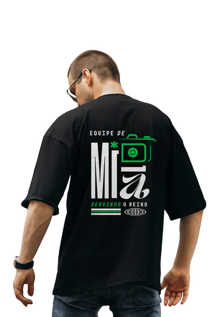 CAMISETA OVERSIZED - MÍDIA