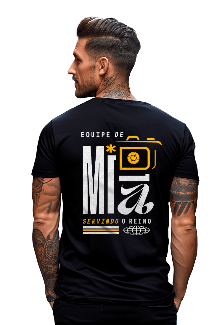 CAMISETA UNISSEX MÍDIA - SERVINDO O REINO