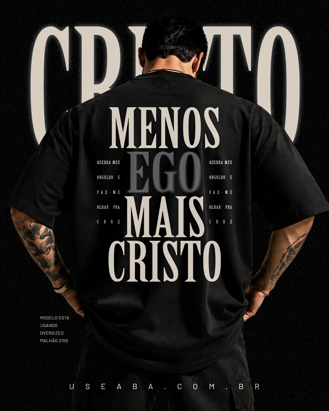 PRÉ VENDA - MENOS EGO MAIS CRISTO