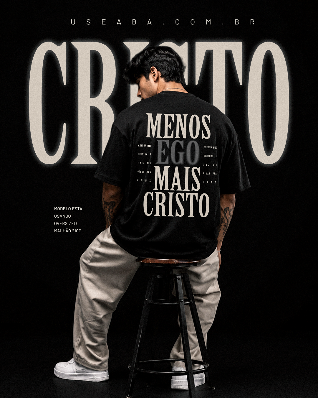PRÉ VENDA - MENOS EGO MAIS CRISTO