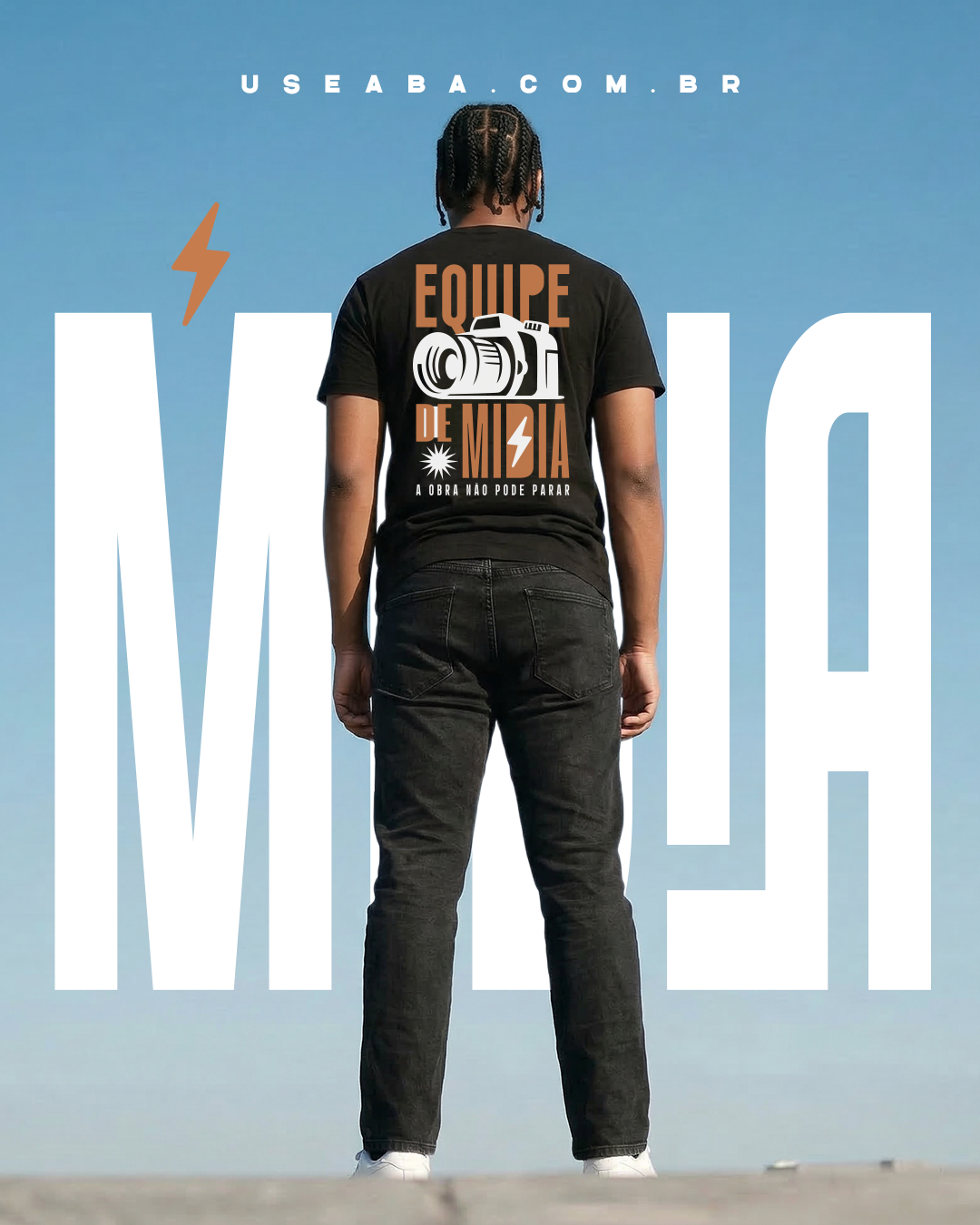 CAMISETA UNISSEX PREMIUM - EQUIPE DE MIDIA